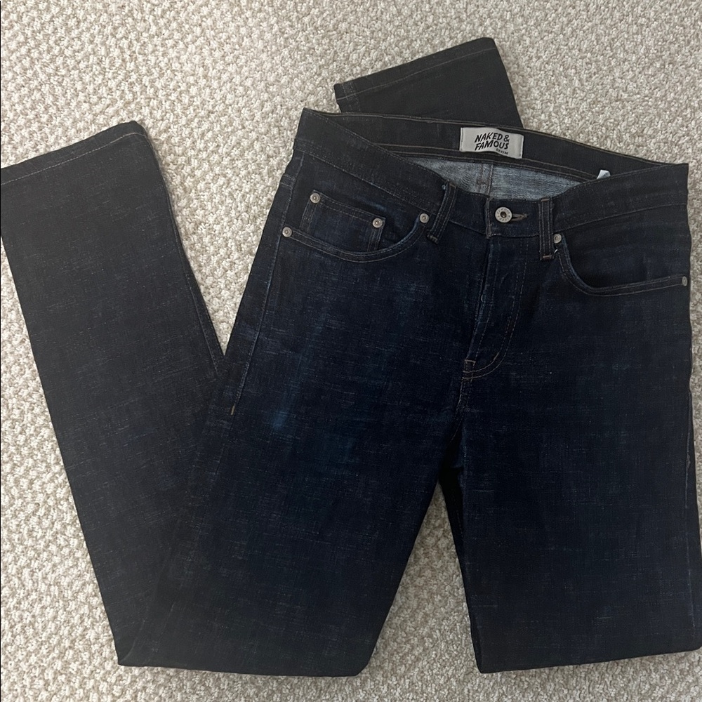 Men's Naked and Famous Selvedge Jeans
